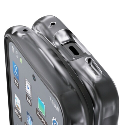 AQUOSsense10ケース グリッピー クリア