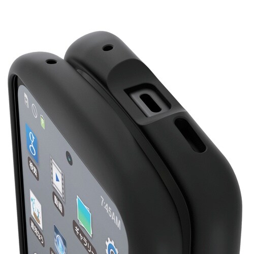 AQUOSsense10ケース グリッピー 黒