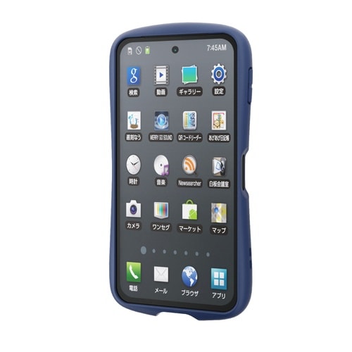 AQUOSsense10ケース グリッピー 紺