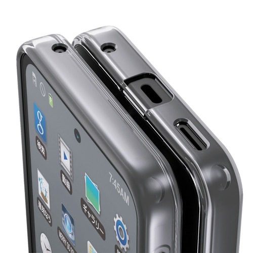 AQUOSsense10ケース 衝撃吸収 クリア