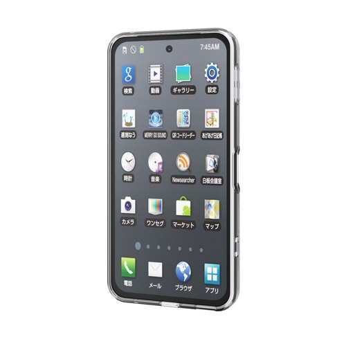 AQUOSsense10ケース 衝撃吸収 クリア