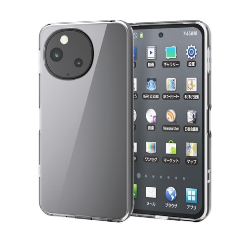 AQUOSsense10ケース 衝撃吸収 クリア