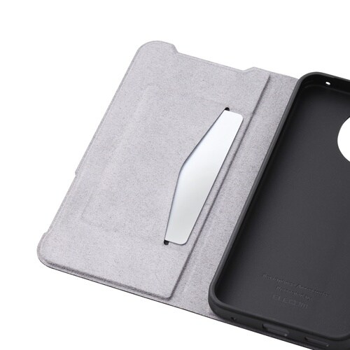 AQUOSsense10ケース 手帳型 カーボン