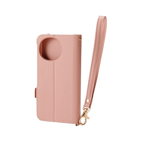 AQUOSsense10ケース 手帳型ハンド付 桃