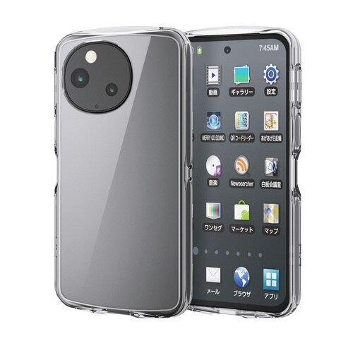 AQUOSsense10ケース 衝撃吸収 クリア