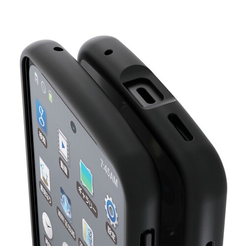 AQUOSsense10ケース 衝撃吸収 黒