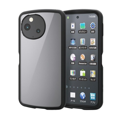 AQUOSsense10ケース 衝撃吸収 黒