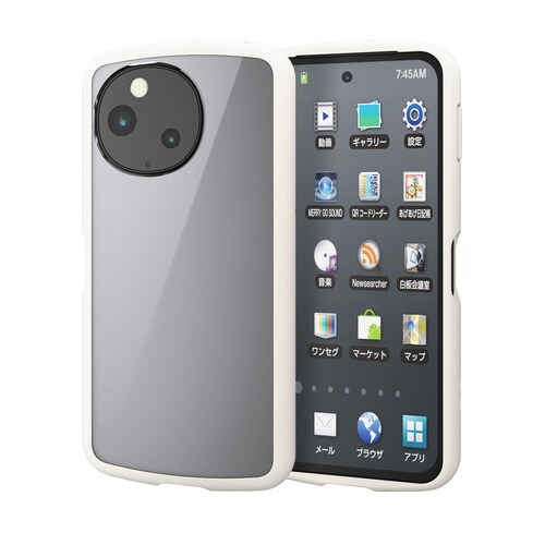 AQUOSsense10ケース 衝撃吸収 白