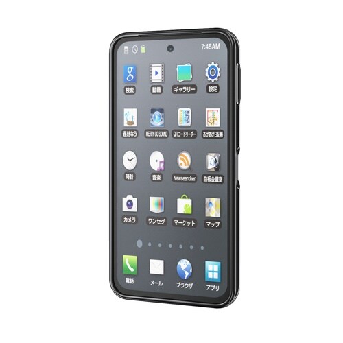 AQUOSsense10ケース ソフトメタル 黒