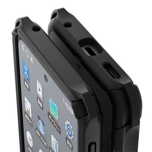 AQUOSsense10ケース ゼロショック 黒