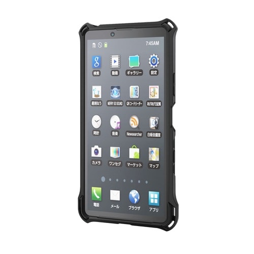 Xperia10VIIケース ゼロショック 黒