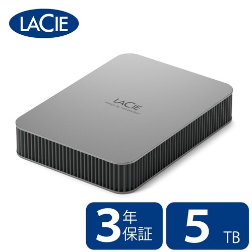 外付けポータブルHDD 5TB 3年保証