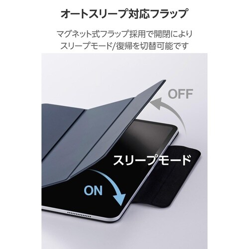 iPadProケース M4 超薄型 ネイビー
