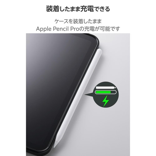 iPad miniケース 耐衝撃クリア ブラック