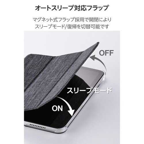 iPadminiケース 薄型軽量 ブラック