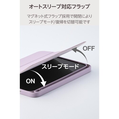 iPadminiケース 薄型軽量 ラベンダー