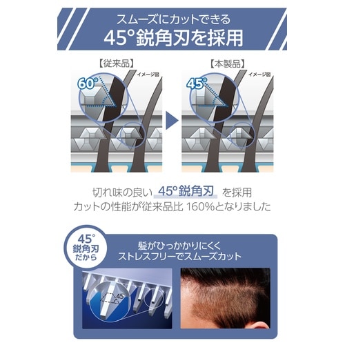 バリカン コードレス 3アタッチメント シルバー