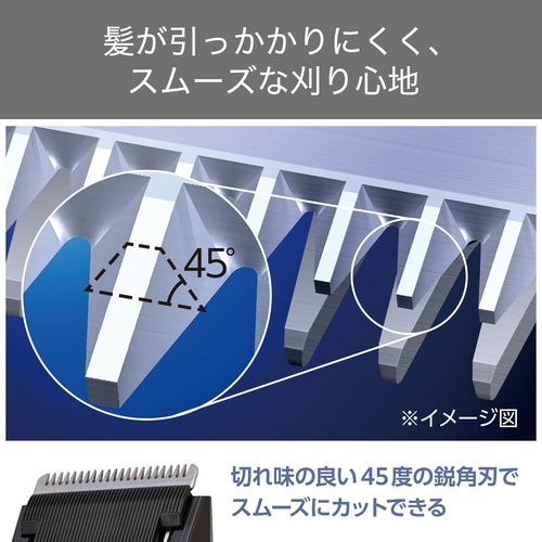 バリカン 充電交流両用 防水 シルバー