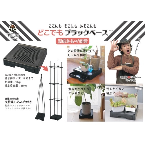 どこでもブラックベース 24cm