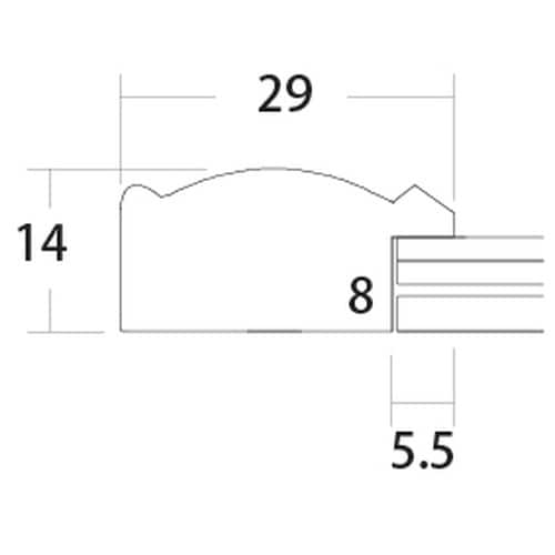遺影額 5874 八〇サイズ バイオレット