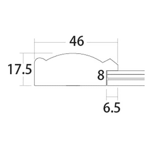 遺影額 5875 八〇サイズ クリーム