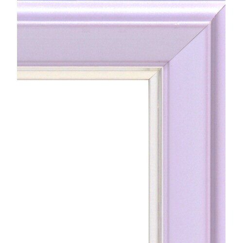 遺影額 5873 キャビネ判バイオレット×2