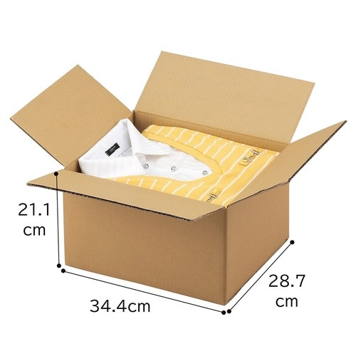 ダンボールW34.4×D28.7×H21.1