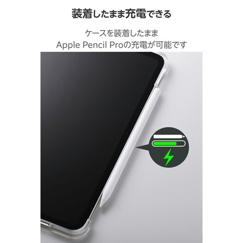 iPadProケース M4 軽量 クリア