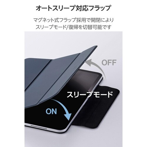 iPadProケース M4 超薄型 ネイビー