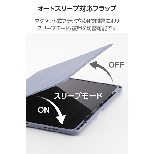 iPadAirケース M3 360度回転 ブルー