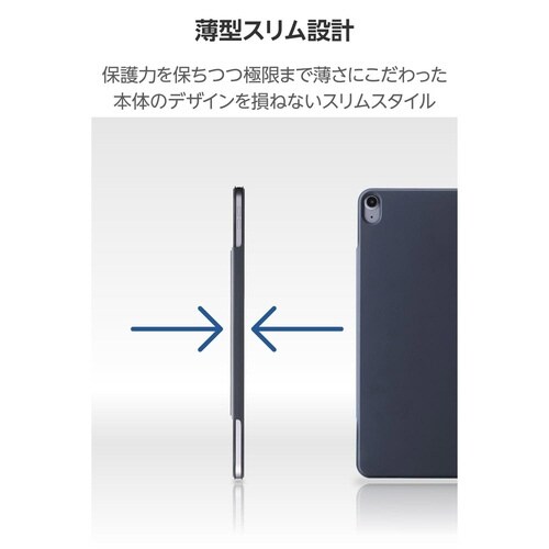 iPadAirケース M3 超薄型 ネイビー