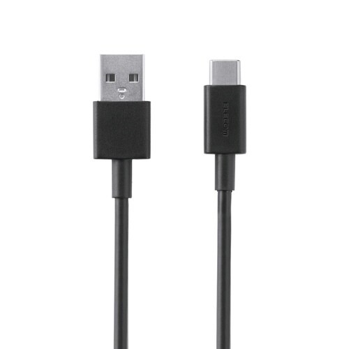 USB−Cケーブル A−C 1.5m 充電転送 黒