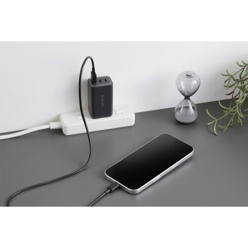 USB−Cケーブル A−C 1.5m 充電転送 黒