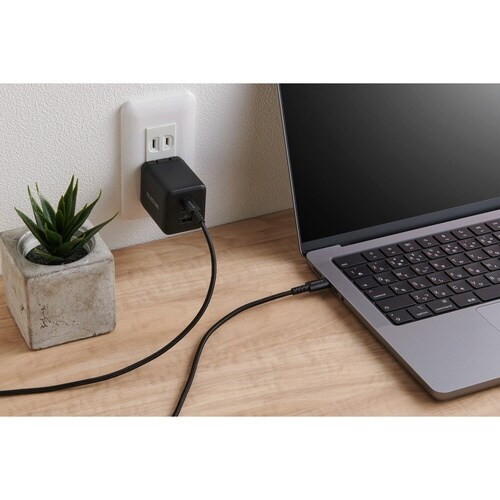 高耐久ケーブル C−C 1m 240W 認証品 黒