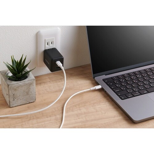 高耐久ケーブル C−C 2m 240W 認証品 白