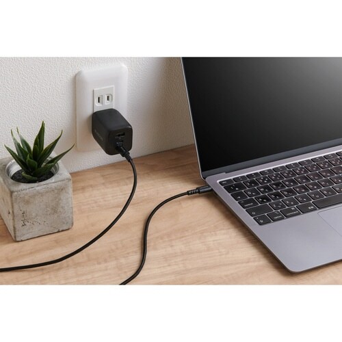 高耐久ケーブル C−C 1m 60W 認証品 黒