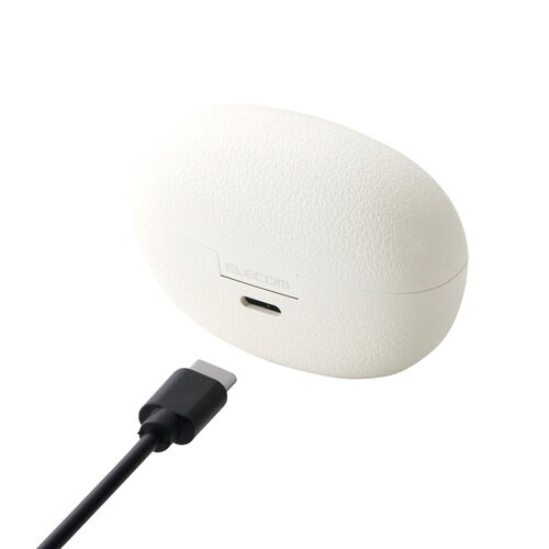 Bluetoothイヤホン イヤーカフ型 ホワイト