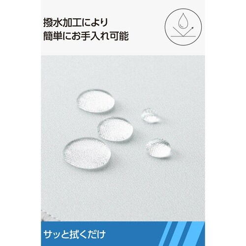マウスパッド 撥水高耐久 ファブリック グレー