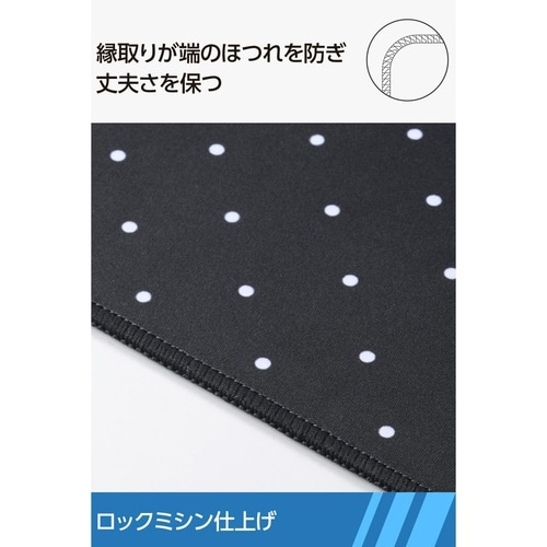 マウスパッド 撥水高耐久 ファブリック ドット