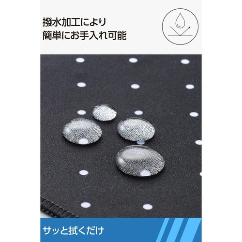 マウスパッド 撥水高耐久 ファブリック ドット