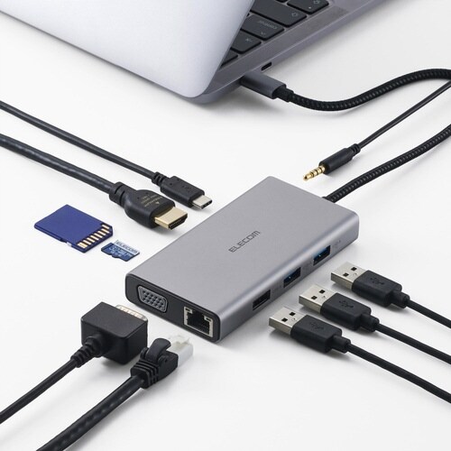 ドッキングステーション 10−in−1 シルバー