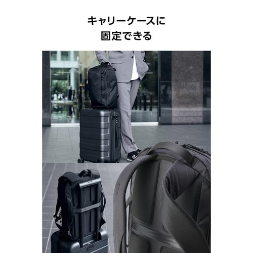 リュック 21L 軽量 MNL 撥水 ブラック