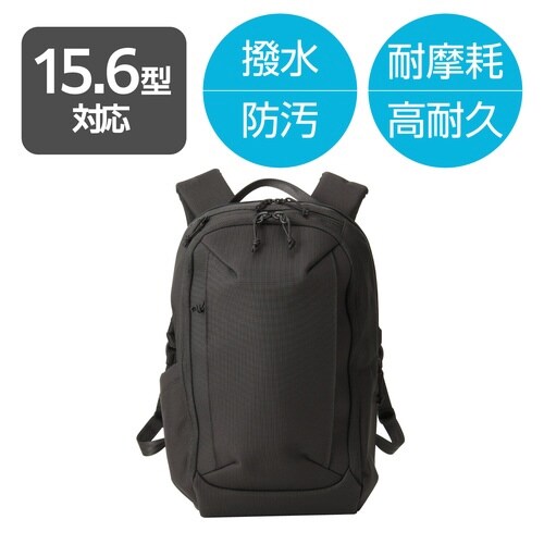 リュック 21L 高耐久 MNL 撥水 ブラック