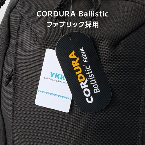リュック 21L 高耐久 MNL 撥水 ブラック
