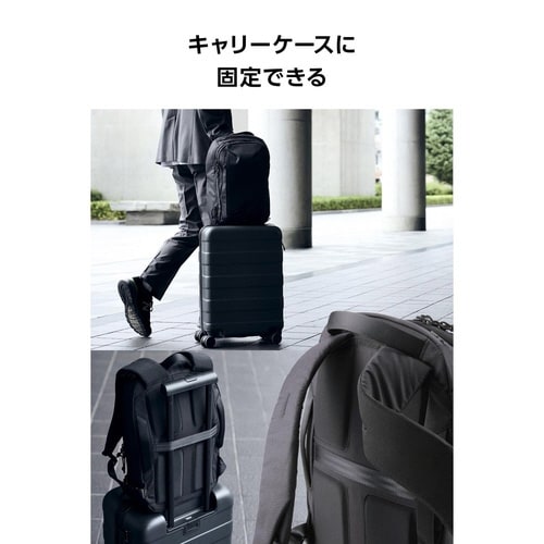 リュック 14L 軽量 MNL 撥水 ブラック