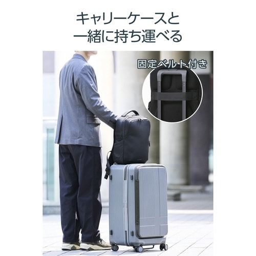 リュック 衝撃吸収 13L 撥水 ブラック