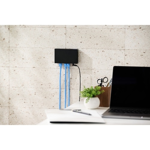 LANハブ 5ポート Giga対応 メタルAC 黒