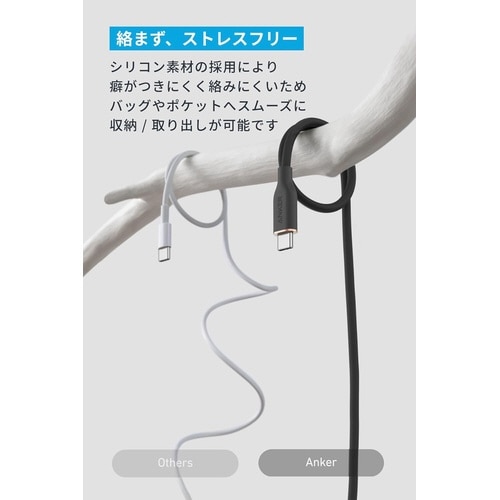 USB−C&USB−Aケーブル0.9M