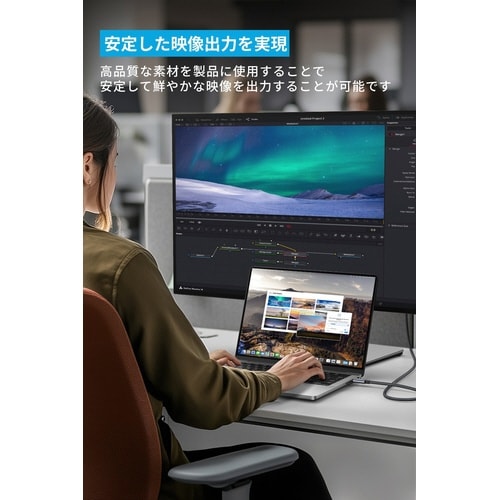 Nano USB−C&HDMI0.9M