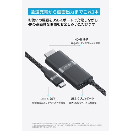Nano USB−C&HDMI1.8M